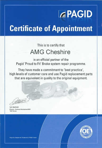 pagid proud to fit certificate